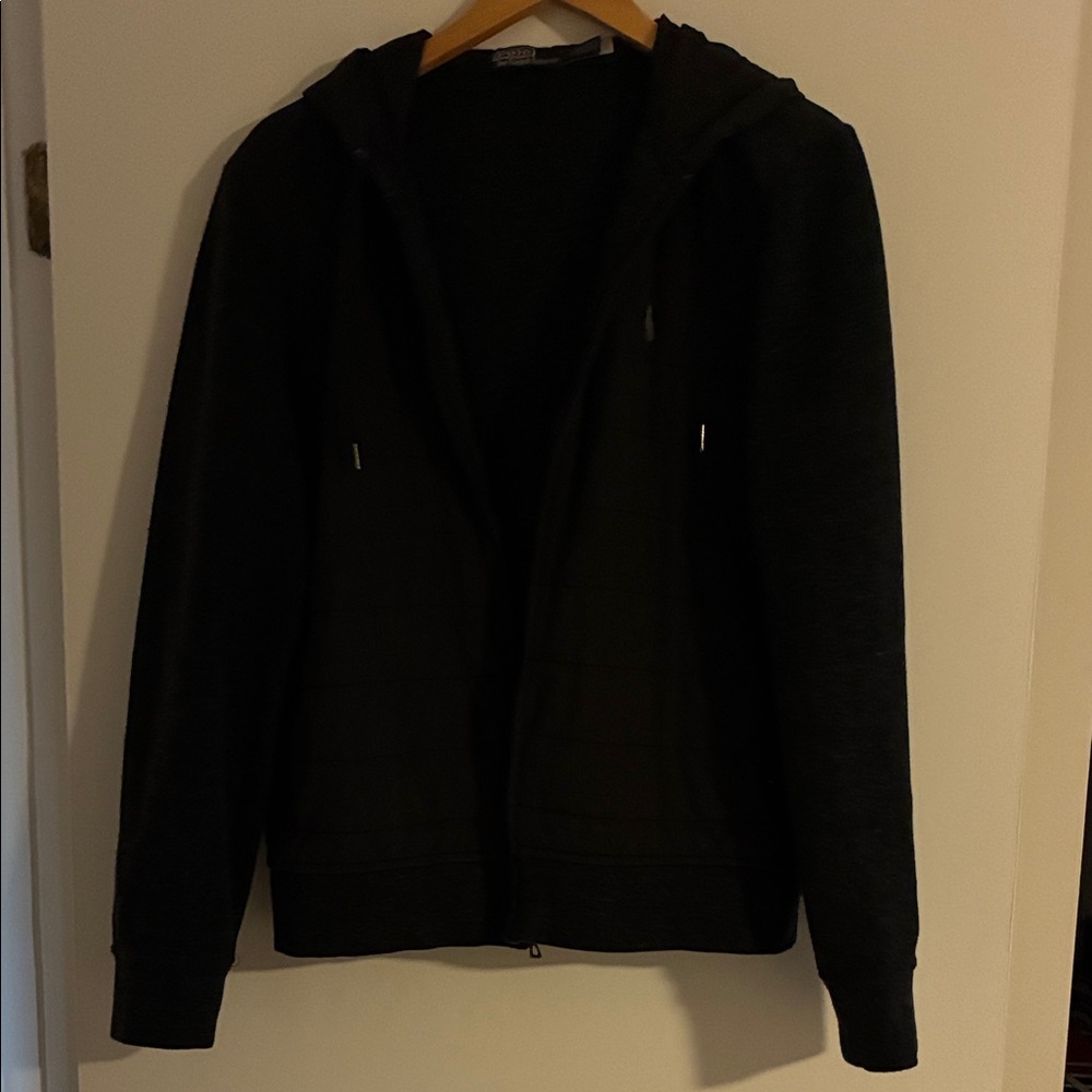 Ralph Lauren Polo Black zip up jacket with hood